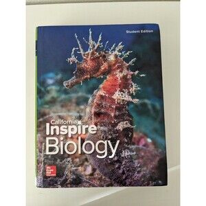 NEW McGraw Hill Inspire Biology Science Hardcover Student Edition Textbook